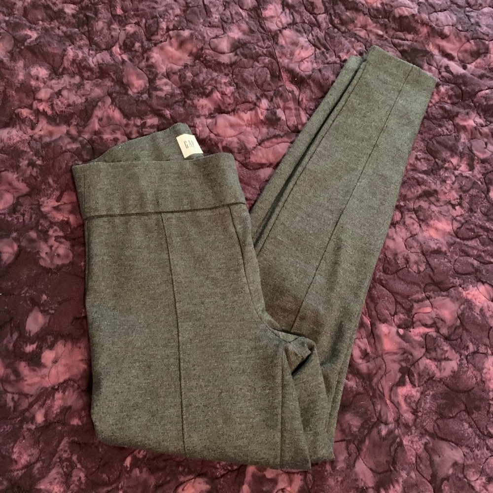 Gap thick knit side zipped leggings